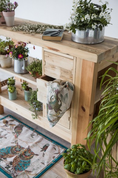 Vendita Online Bancone in legno invecchiato tipo Falegname 