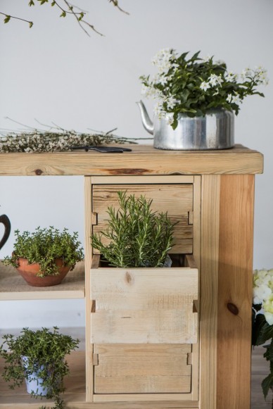 Vendita Online Bancone in legno invecchiato tipo Falegname 