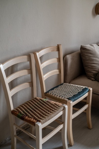 Vendita Online Sedia paesana con seduta fatta a mano